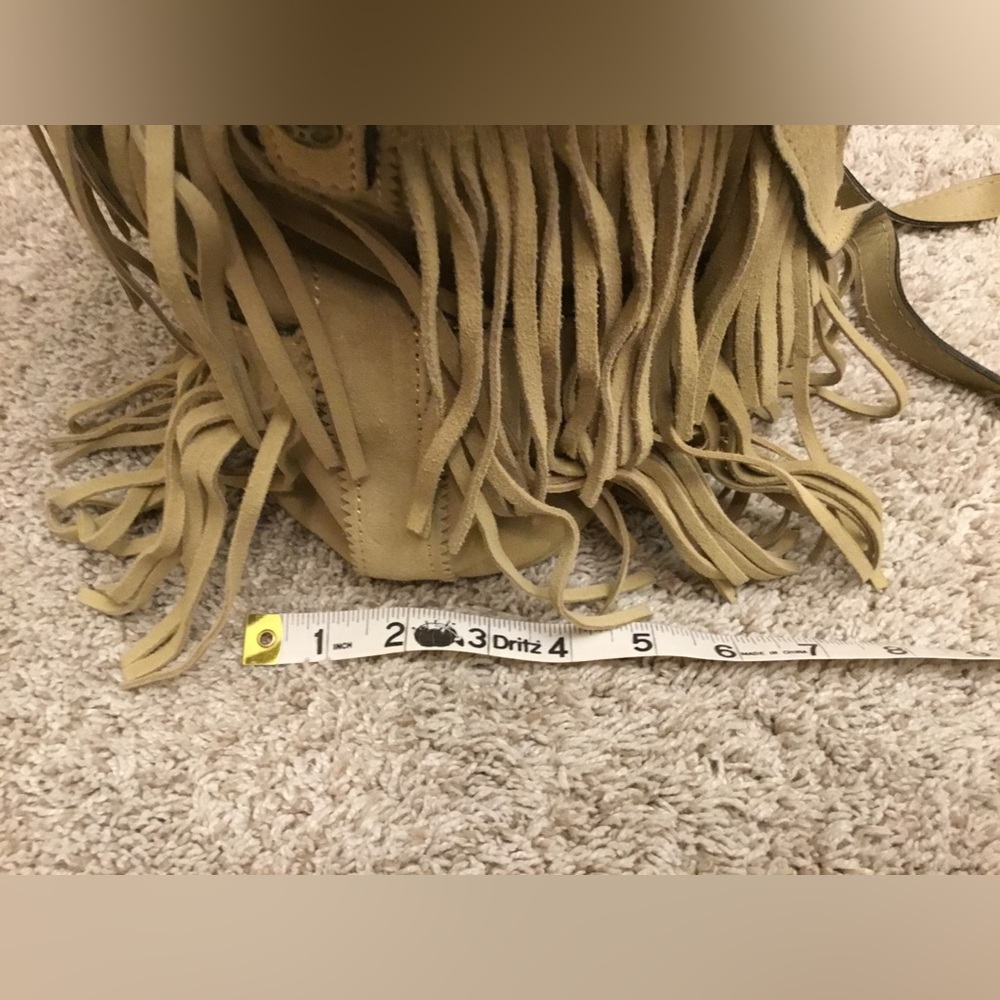 Patricia Nash Tan Fringed Crossbody Bag - Picture 11 of 11